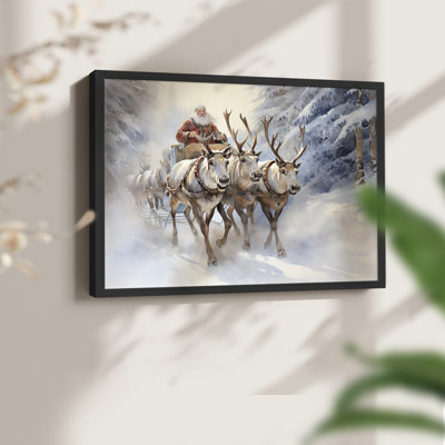 «Chirstmas Art» - CECLXV III - Reproduction encadrée - Restickable