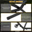 Outsunny 9.5ft Hammock Stand with Wheels for Rope-style Black