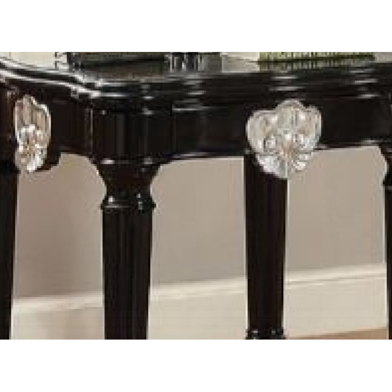 Table de bout Ernestine, Noir, H 24 po x l 26 po x P 26 po