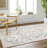 Rectangle Oriental Machine Woven Polypropylene/Polyester Area Rug in Ivory-1019861995