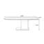 Brown half Round Solid wood with Iron Dining Table For Dining Room/Kitchen-1292675857