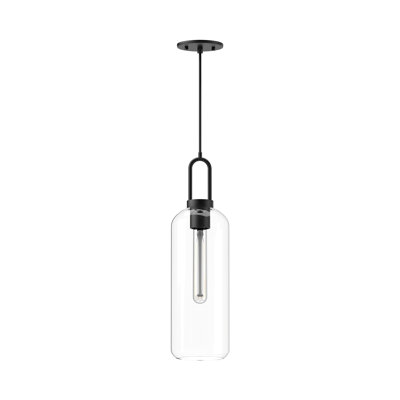 Luminaire suspendu cylindrique simple à 1 lumière Soji