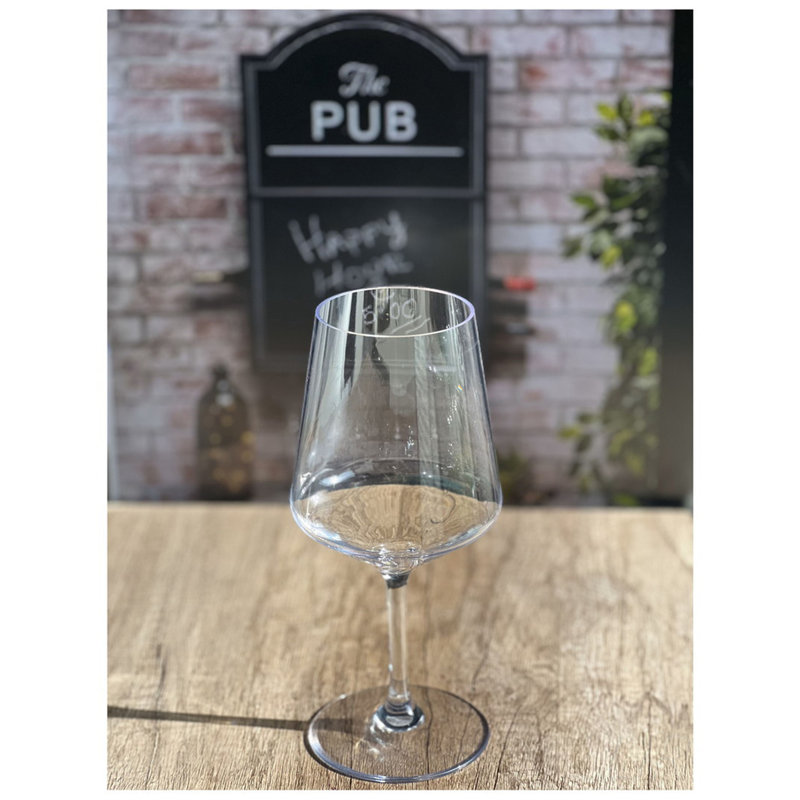 Ensemble de vin en plastique Tritan incassable sans BPA, 18 oz, idéal pour des dégustations de vin élégantes et durables