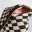 Checkerboard Checkered Knitted Throw Blanket-1534061146