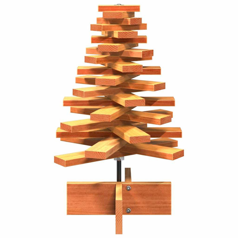 Christmas Decorative Accent, 60cm H x 40cm W x 40cm D, Wax Brown