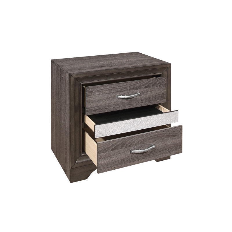 3 Piece Bedroom Set, Gray