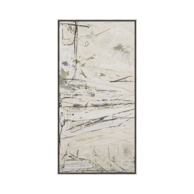 «Blanched Bulwark 2» par Allison Wickey, reproduction d'art sur toile, H 84,7 po x l 41,7 po