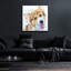 Art mural en verre Red Barrel Studio «Rainbow Dogs Corgi Puppy» par Lindsay Kivi-206495269