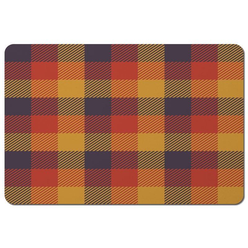 Grassingt Plaid Rectangle Placemat