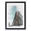 The Golden Gate Bridge Abstract Art - Picture Frame Graphic Art Print-55737680-55737683