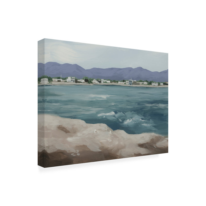 «Periwinkle Cove I» sur toile, H 35 po x l 47 po