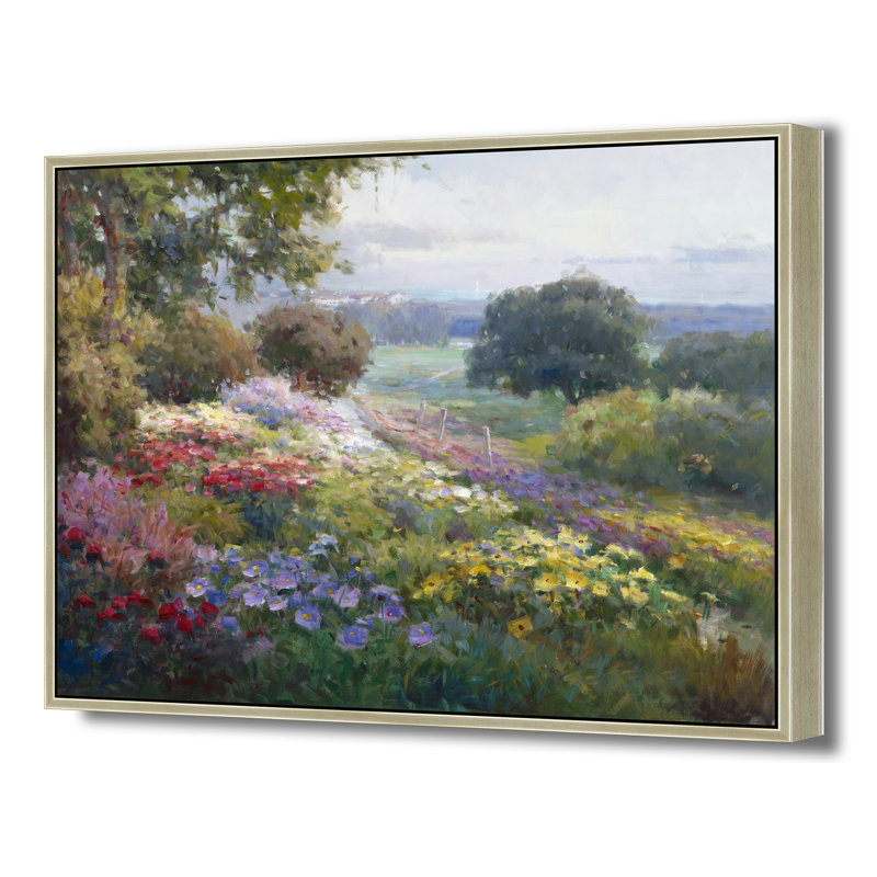 «Hilltop Bloom», H 32 po x l 42 po, Brun