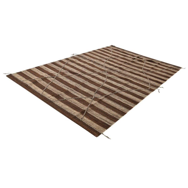 Tapis brun 6x9 Pinson