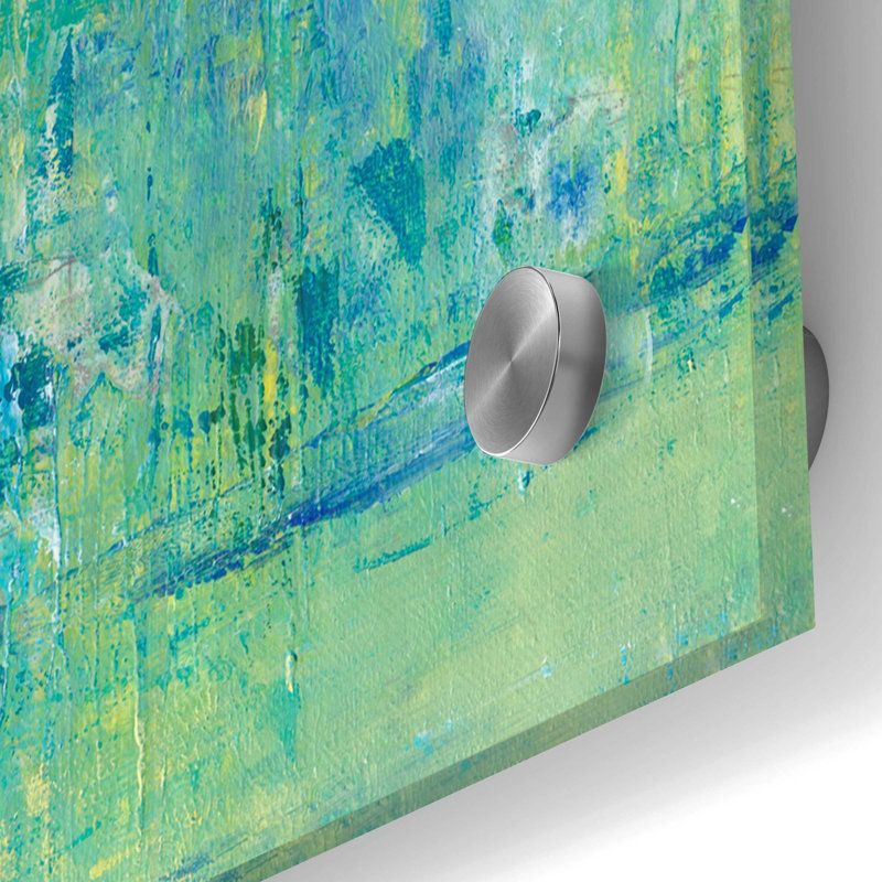 «Water Reflection I» par Tim O'Toole, art mural en verre acrylique, H 36 po x l 36 po x P 0,2 po