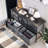 Commode de rangement avec 5 tiroirs de 2 tailles différentes-1213644868