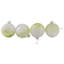 Ornements de Noël boule de verre en forme de flocons de neige - 3 po (80 mm) - 4 carats-108141716