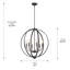 Lustre globe à 6 lumières Petitt-285346439-308103835