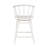 Crumpton Fitz Traditional Solid Wood Curved Back Spindle Counter Stool - Black-113735568