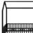 Metal House Bed With Detachable Shelves-1125106454