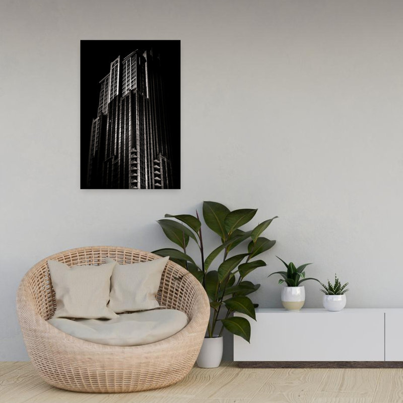 Art contemporain abstrait géométrique, art contemporain urbain, H 24 po x l 16 po