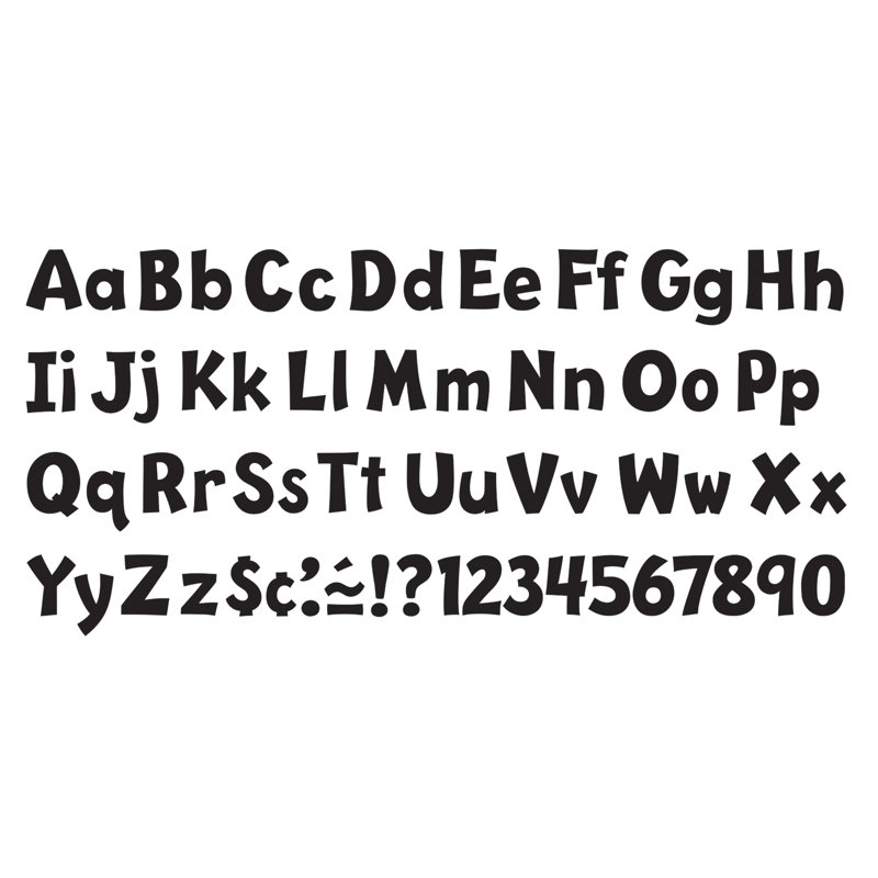 Lettres combinées ludiques, Noir