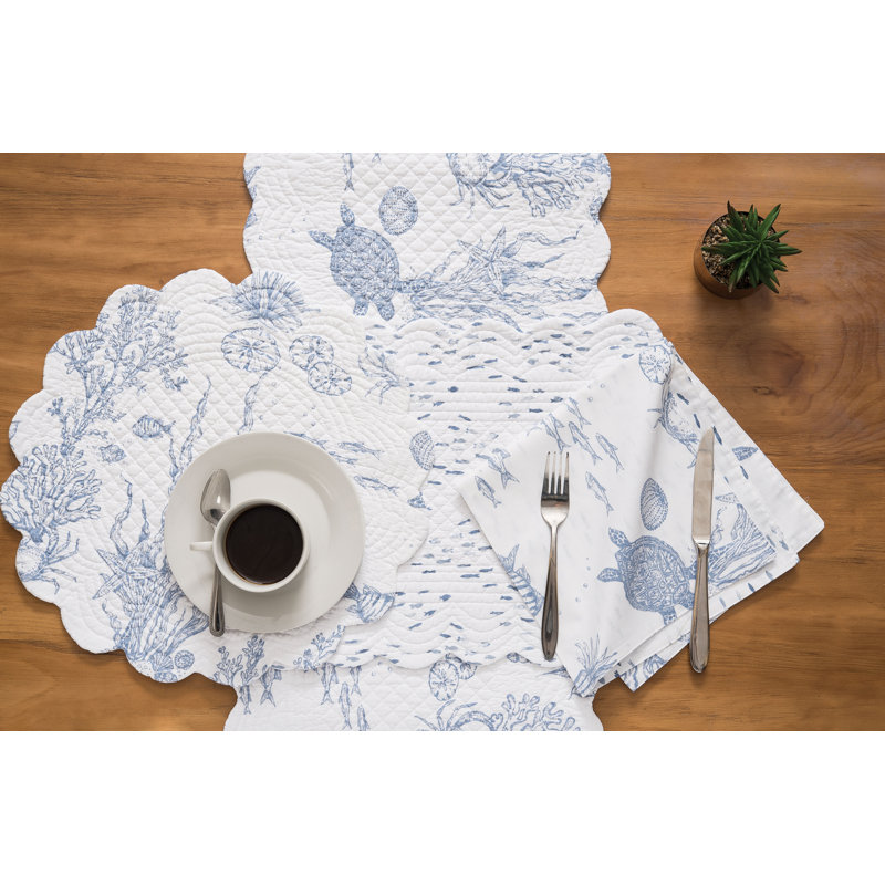 Makara Reef Coastal Rectangle Cotton Placemat