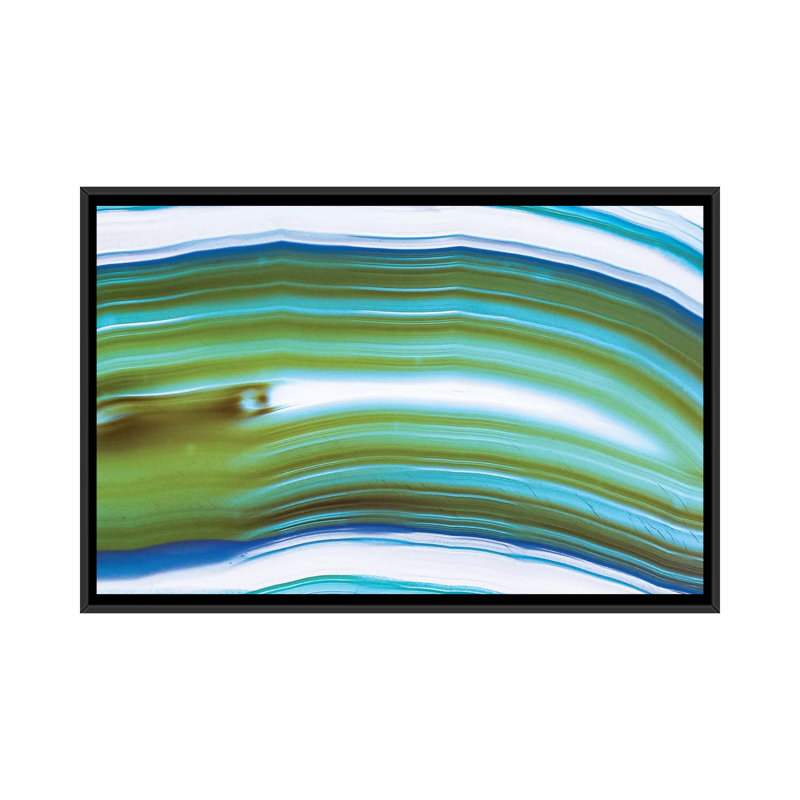 « level vi », reproduction d’impression sur toile, H 18 po x l 26 po x P 1,5 po, Toile avec cadre noir, Pas de tapis