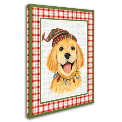 « christmas song dogs 6 », reproduction d’impression sur toile tendue