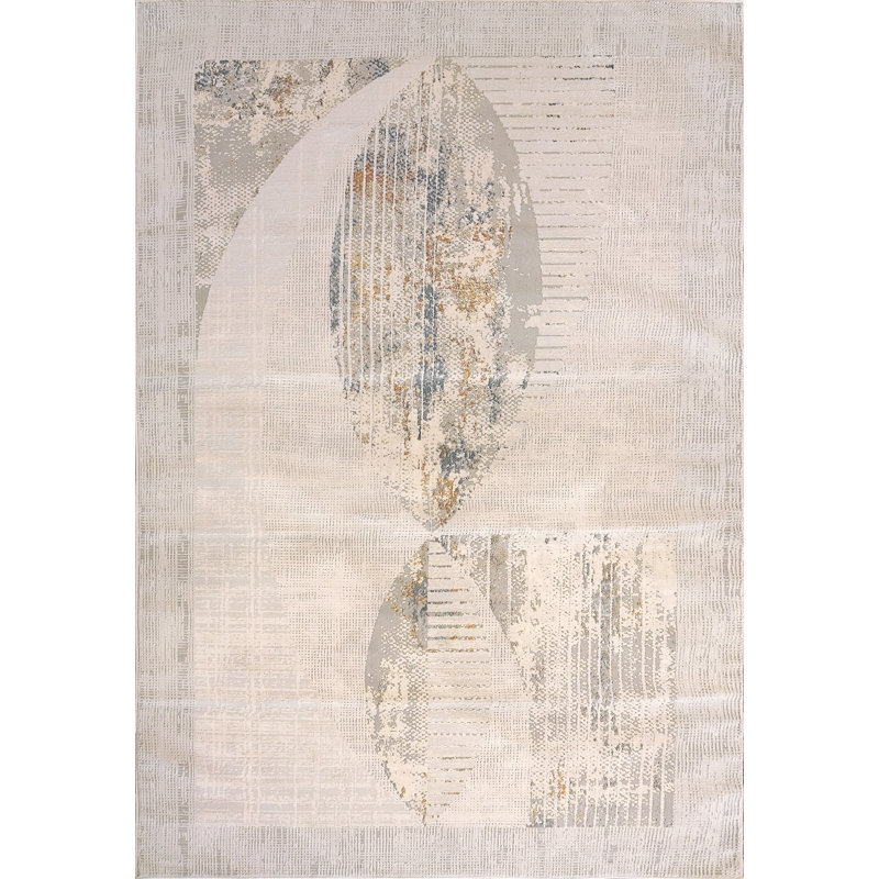 ELIXIR 5,3 x 7,7 5173-897 TAUPE GRIS BLEU MARINE, Rectangle 6 pi x 9 pi