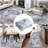 Oriental Machine Washable Non-Slip Non-Shedding Area Rugs for Living Room, Stain Resistant Thin Foldable Floor Cover for Nursery Dining Room-2054347709