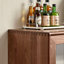 Commode d'appoint vintage entièrement en bois massif-1224109736