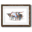 Modern Longhorns II, reproduction d'art encadrée-1350767908-1350767931