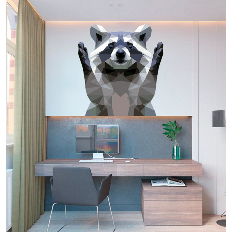 Animals Wall Decal, 46" H x 50" W