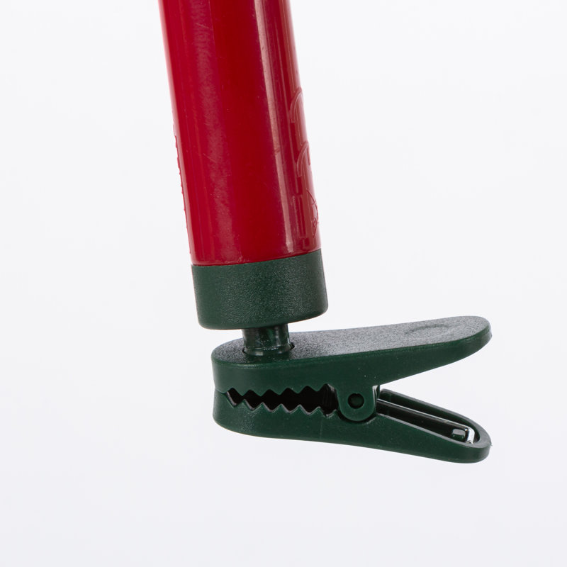 Ensemble de 10 bougies de Noël à DEL rouges avec pince et télécommande