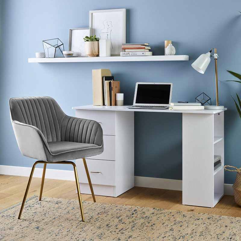 Dotir Office Chair, Gold, Grey