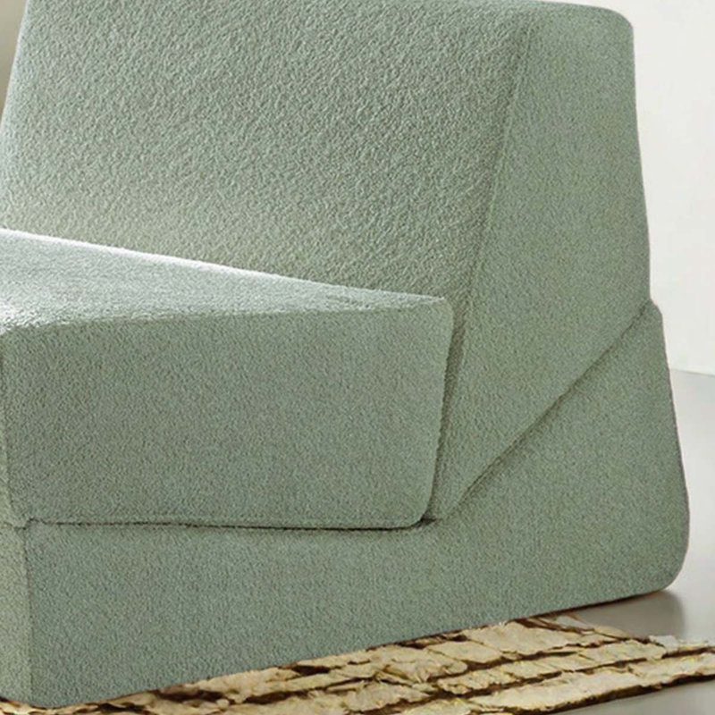 Parisa 31,5 de large, Flanelle vert menthe