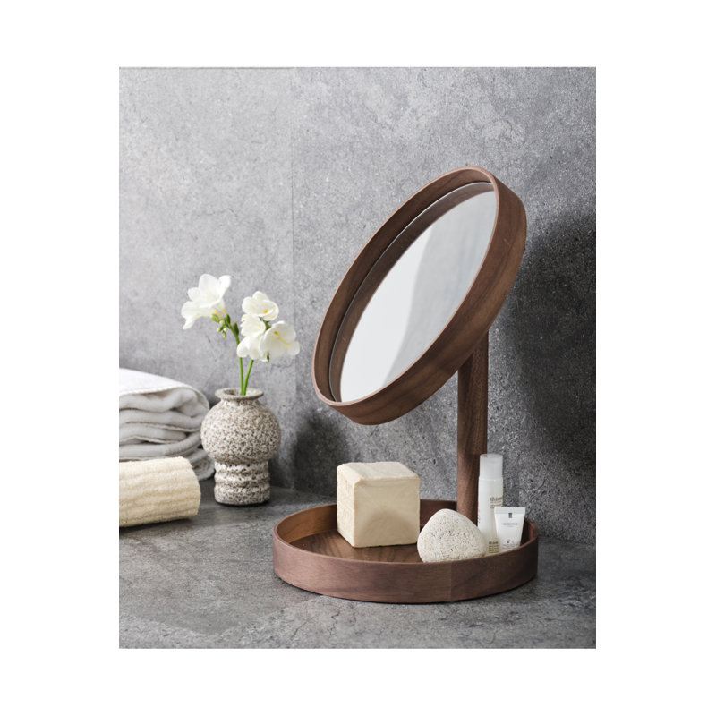 Miroir de coiffeuse Look, Chêne foncé