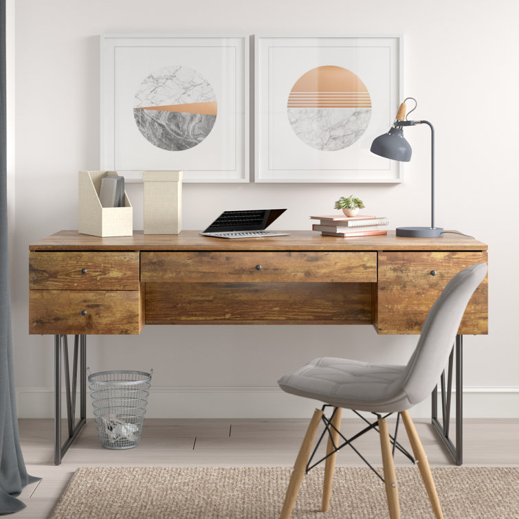 Fallon Metal Base Writing Desk
