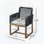 Chaise de salle à manger d'extérieur (ensemble de 2)-1293694897