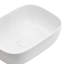 Lavabo vasque rectangulaire ovale en céramique 17,9 po Topcraft
