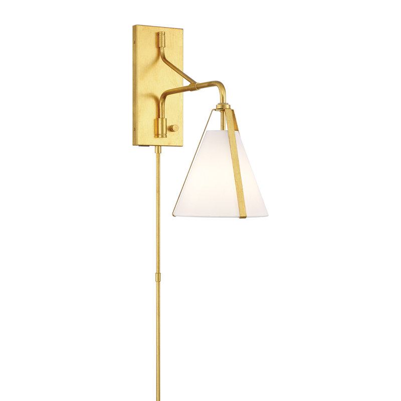 Bergen 1 Light Task Sconce, Gold