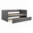Upholstery Wooden Frame Daybed with Pull Out Trundle-281396866