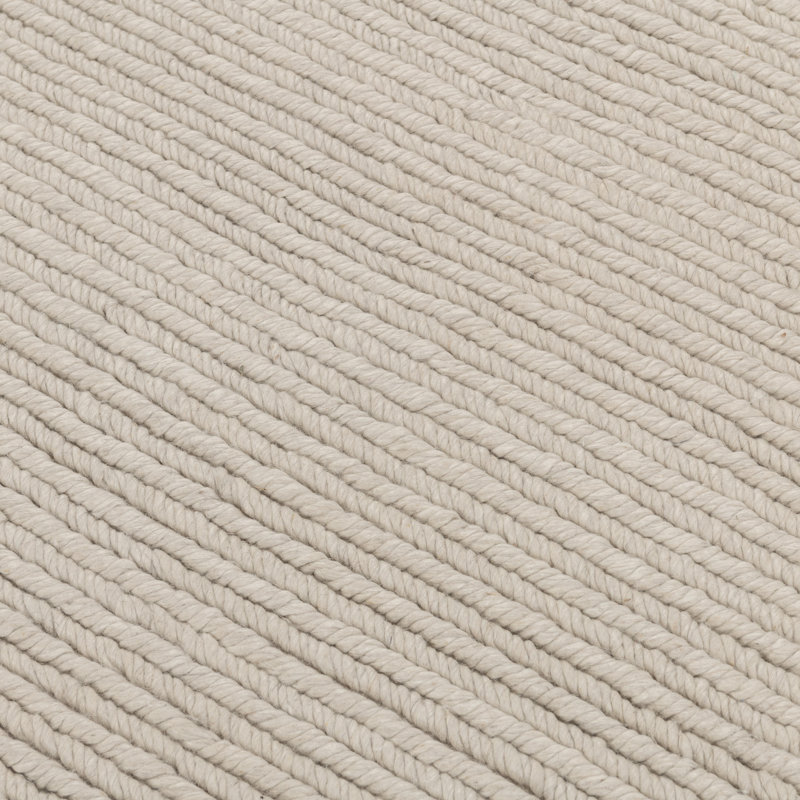 Tapis décoratif en laine mélangée à la main Dawson, Rectangle de 5 pi x 8 pi