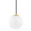 Luminaire suspendu sphère 1 lumière Luna-1604292611