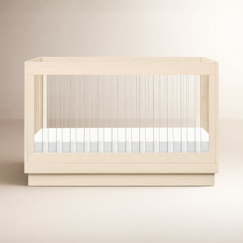 Harlow 3-in-1 Convertible Crib, Washed Natural/Acrylic