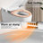 Smart Toilet Bidet Combo with Self-Cleaning Nozzle, Heated Seat, Night Light, Knob Control, Power Outage Flushing, Soft Close, Auto Flush, with Remote Control