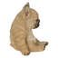Statue de chiot bouledogue français endormi