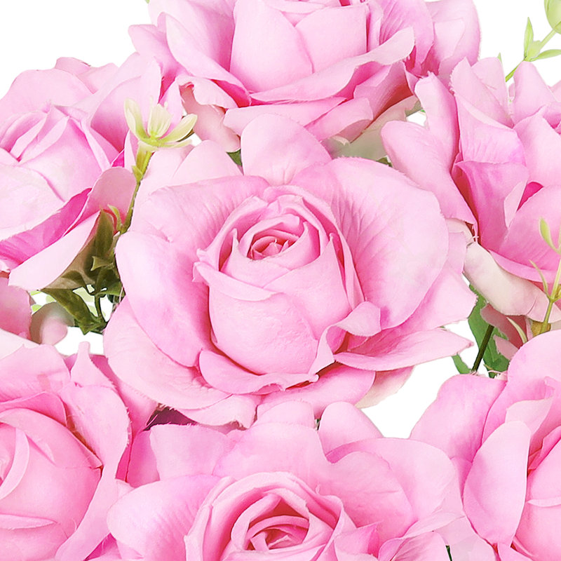 Bouquet de tiges de roses artificielles gardénia, Rose