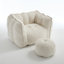 Fauteuil à billes avec repose-pieds Lazy-917072450