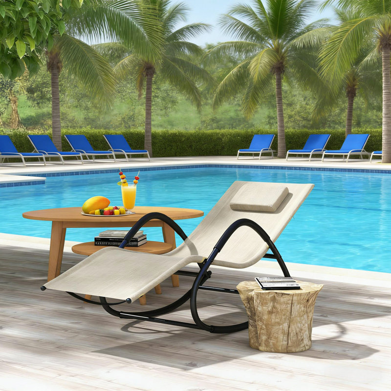 Chaise berçante d'extérieur, chaise berçante résistante